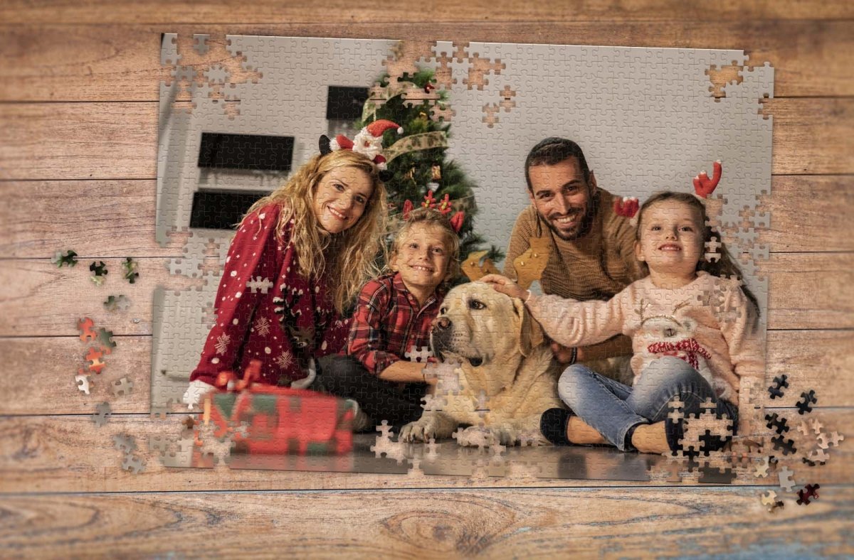 Family Photo Puzzle | Make Your Own Custom Puzzles | Made in the USA | MakeYourPuzzles