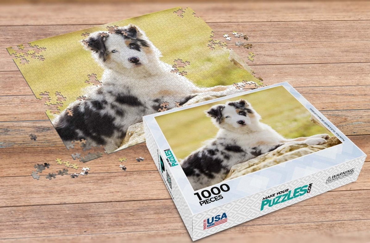 Dog photo puzzle 1000 pieces | Custom Puzzles by MakeYourPuzzles