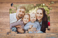 Thumbnail for 252 Piece Custom Photo Puzzle with parents and two young kids | Make Your Own Puzzle at MakeYourPuzzles.com | premium custom jigsaw puzzles made in the usa