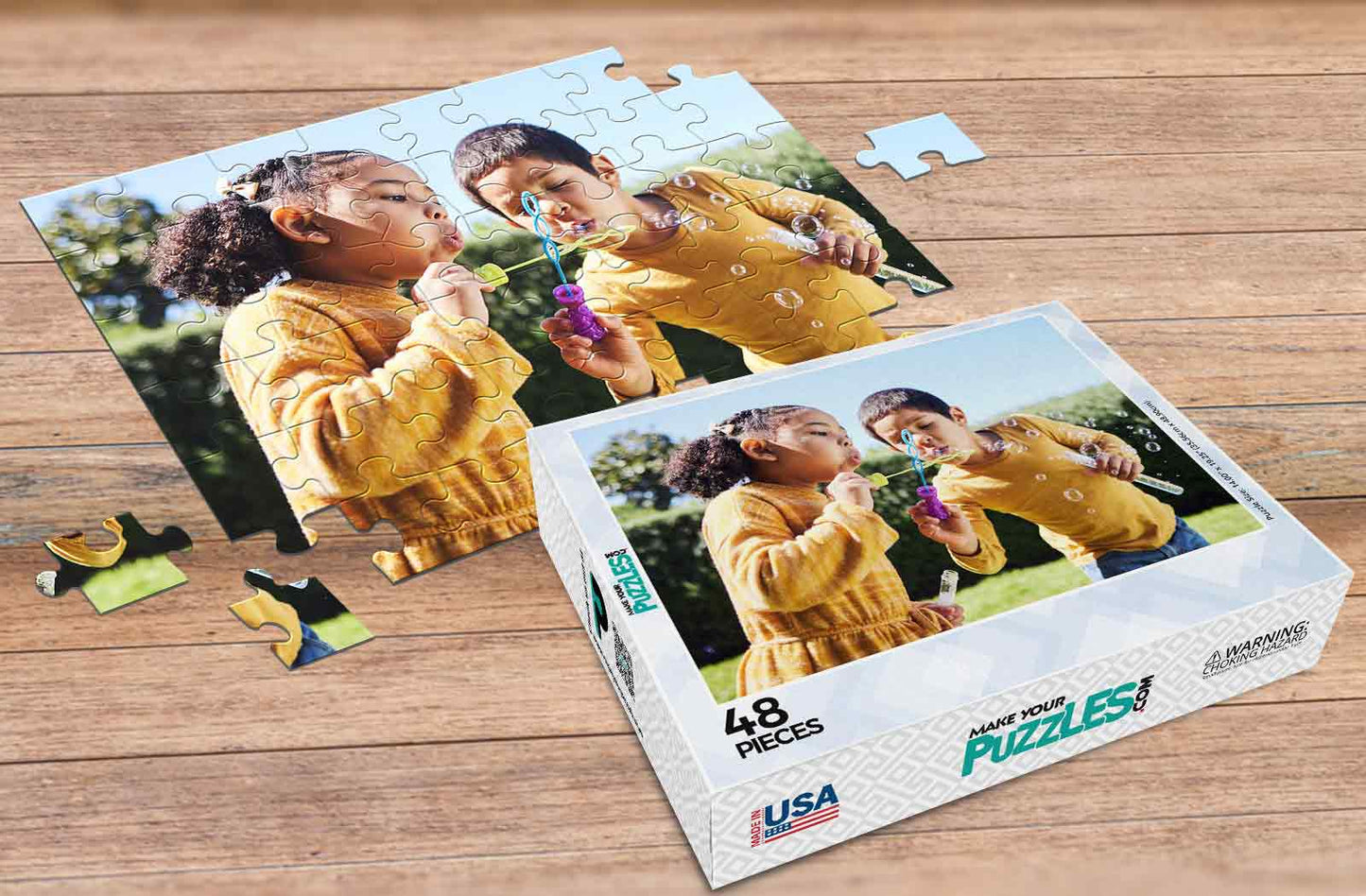 48 Piece Puzzle - Create Personalized Photo Puzzles from Your Favorite Pictures