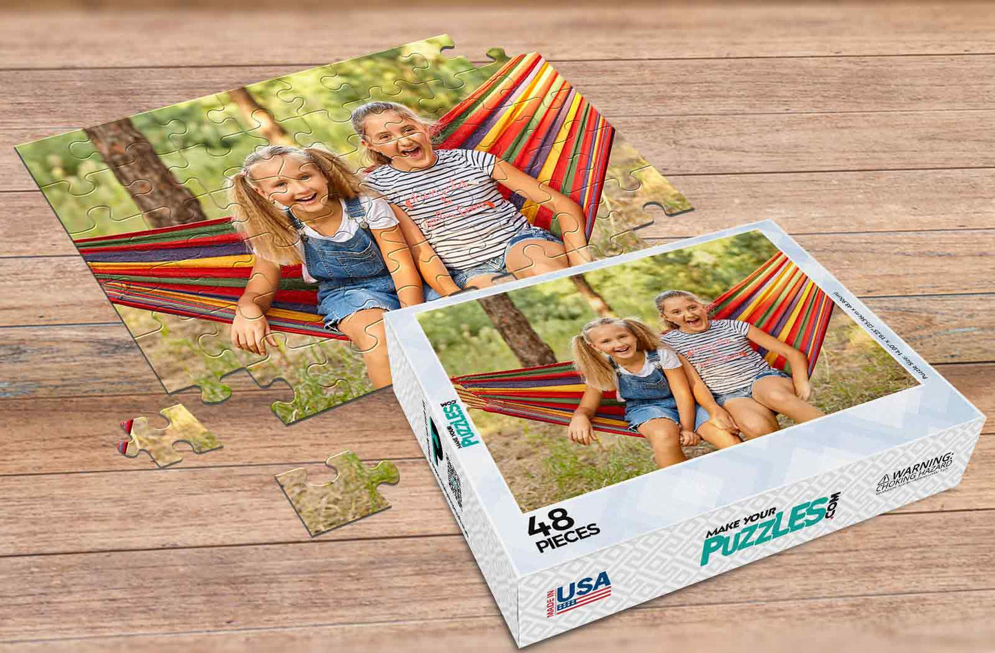 48 Piece Puzzle - Create Personalized Photo Puzzles from Your Favorite Pictures