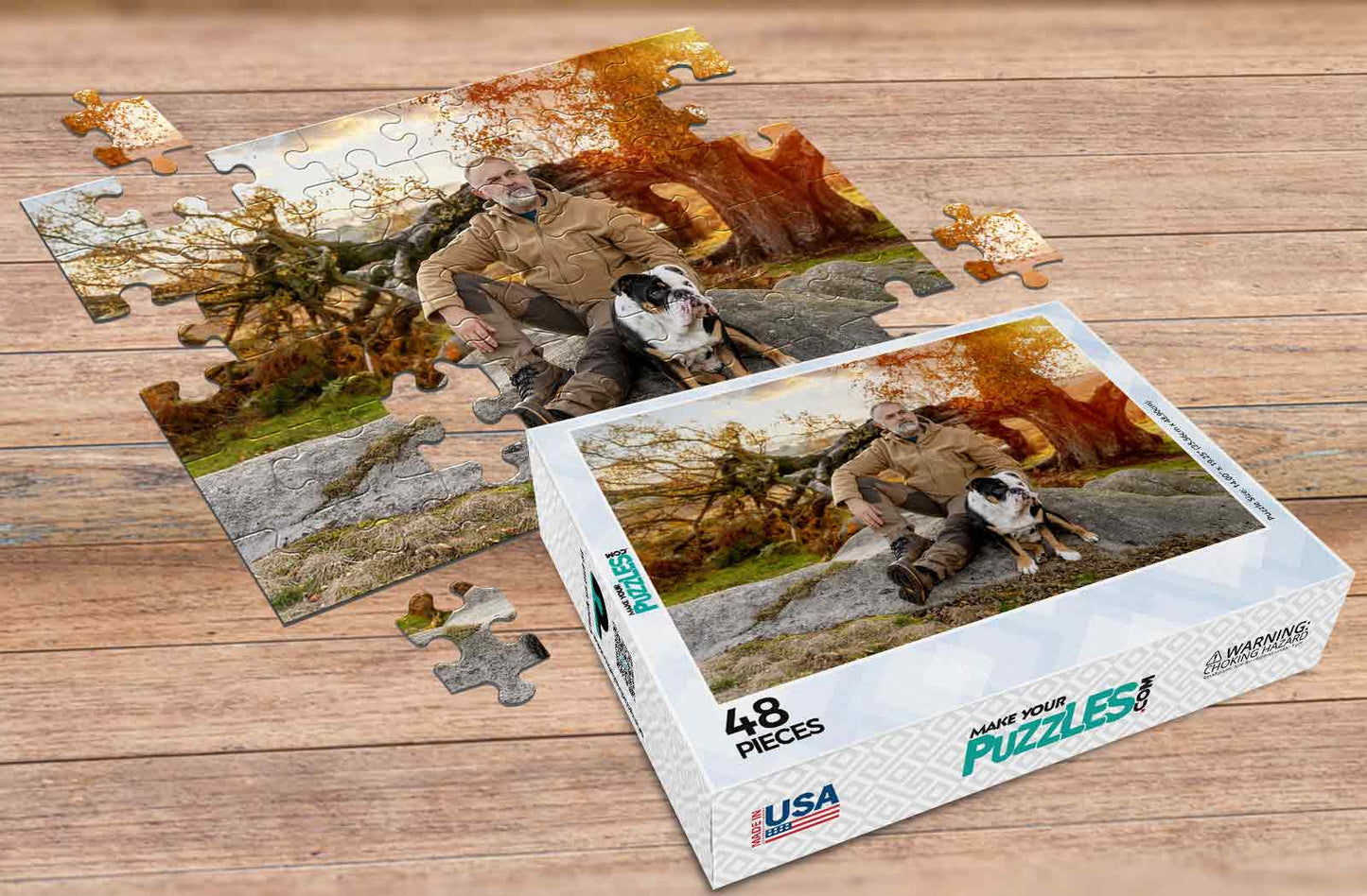 48 Piece Puzzle - Create Personalized Photo Puzzles from Your Favorite Pictures