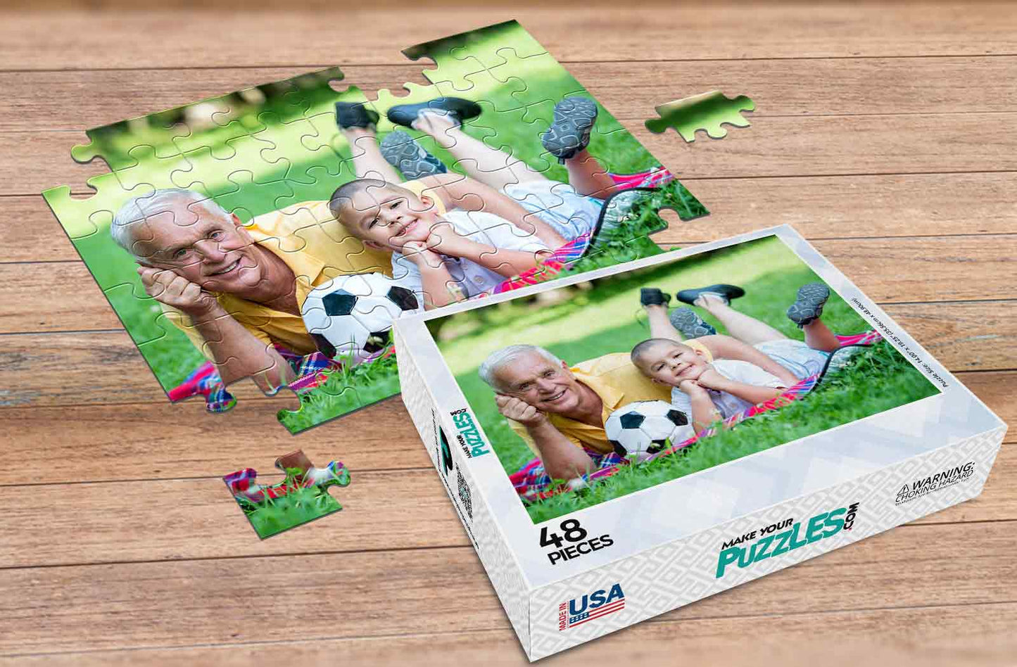 48 Piece Puzzle - Create Personalized Photo Puzzles from Your Favorite Pictures