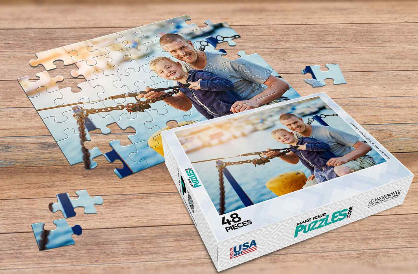 48 Piece Puzzle - Create Personalized Photo Puzzles from Your Favorite Pictures