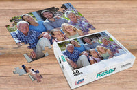 Thumbnail for 48 piece custom photo puzzle of family with custom puzzle box | MakeYourPuzzles
