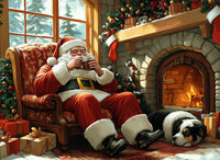Thumbnail for Santa Clause Christmas Evening Puzzle | MakeYourPuzzles