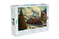 Thumbnail for Christmas Tree at Train Station Puzzle| MakeYourPuzzles
