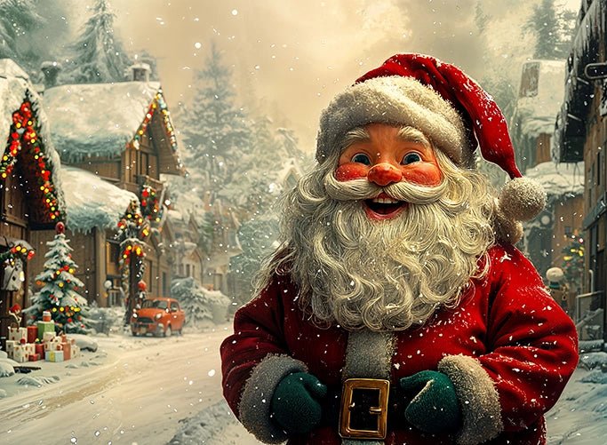 Smiling Santa Clause Puzzle  | MakeYourPuzzles