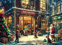 Thumbnail for Christmas Magic at the Toy Factory Puzzle | MakeYourPuzzles