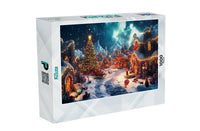 Thumbnail for Magical Christmas Town Square Puzzle | MakeYourPuzzles