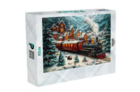 Thumbnail for Christmas Express in Winter Wonderland Puzzle | MakeYourPuzzles