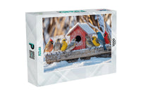 Thumbnail for Winter Gathering at the Birdhouse Puzzle Box | MakeYourPuzzles