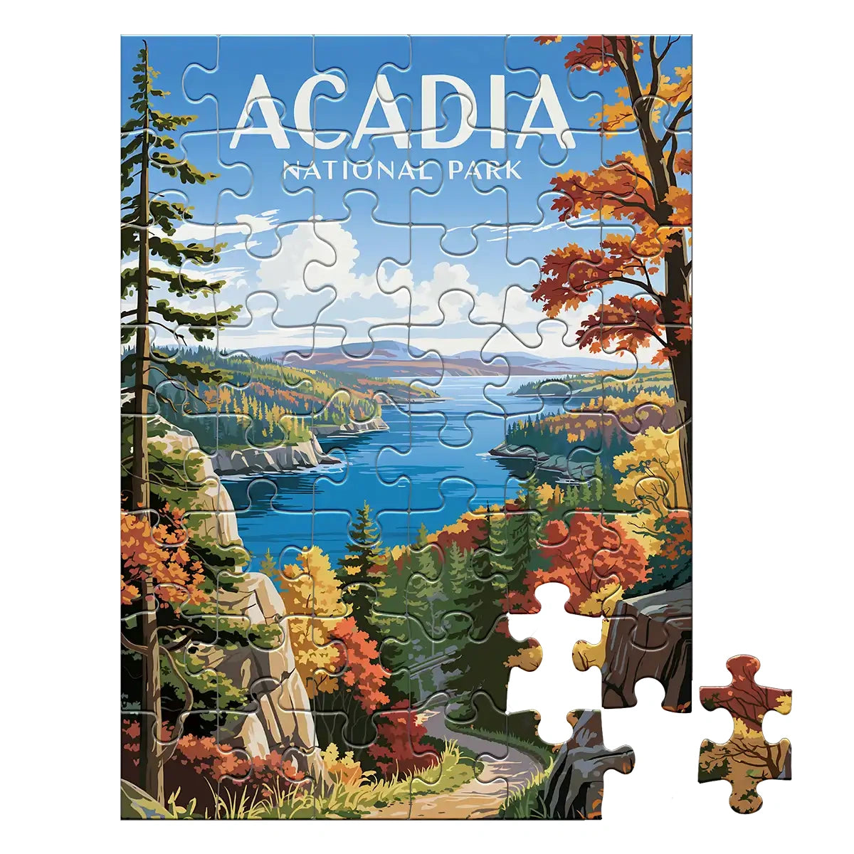 Acadia National Park Fall 48 piece puzzle by MakeYourPuzzles