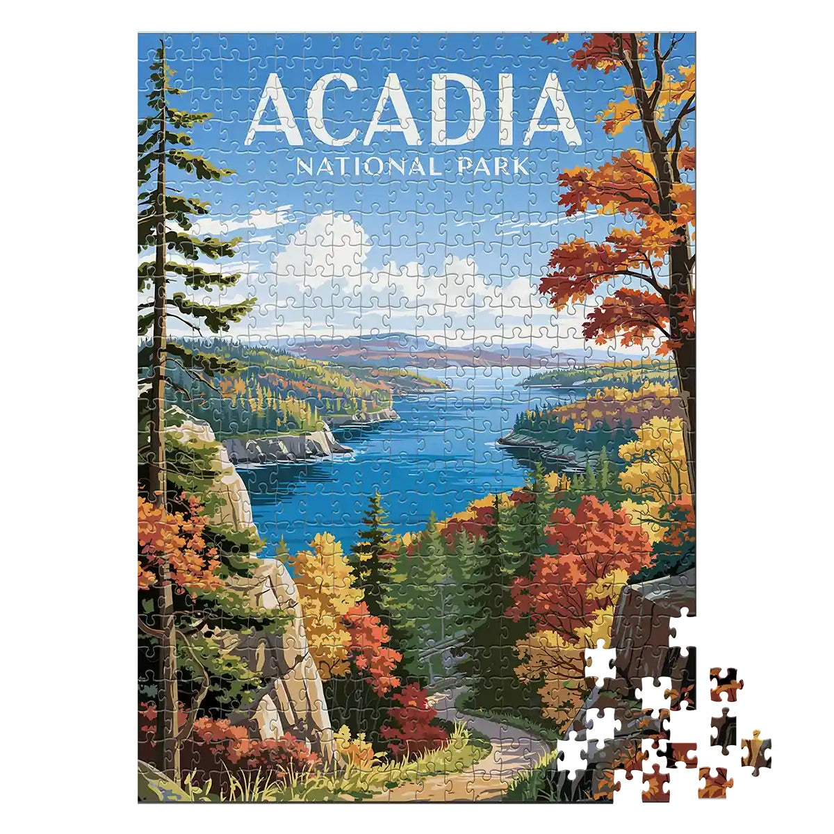Acadia National Park Fall 500 piece puzzle by MakeYourPuzzles