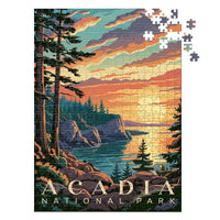 Thumbnail for Acadia National Park Sunset 500 piece puzzle by MakeYourPuzzles