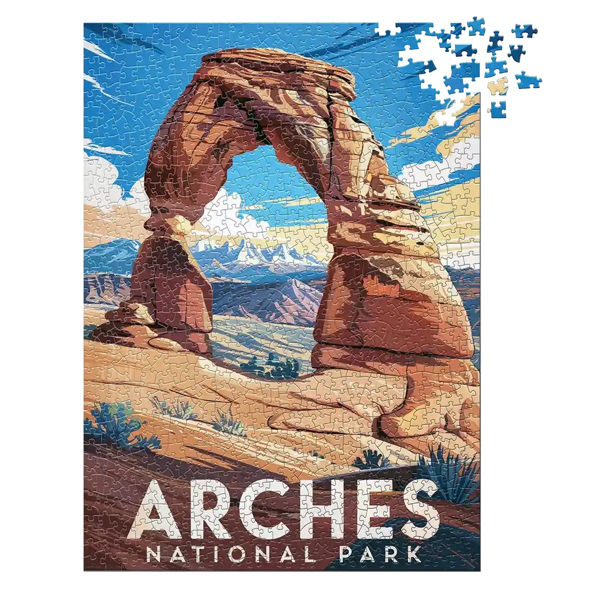 Arches National Park Puzzle 1000 piece puzzle by MakeYourPuzzles | Made in the USA