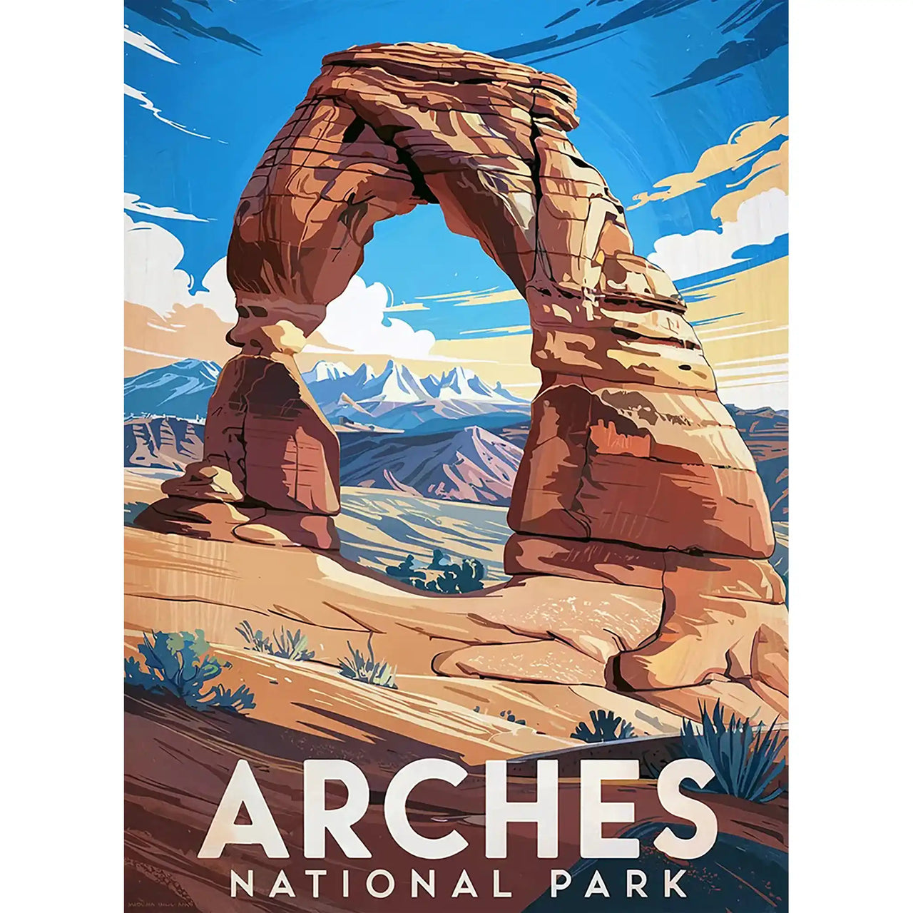 Arches National Park Puzzle Majestic View by MakeYourPuzzles