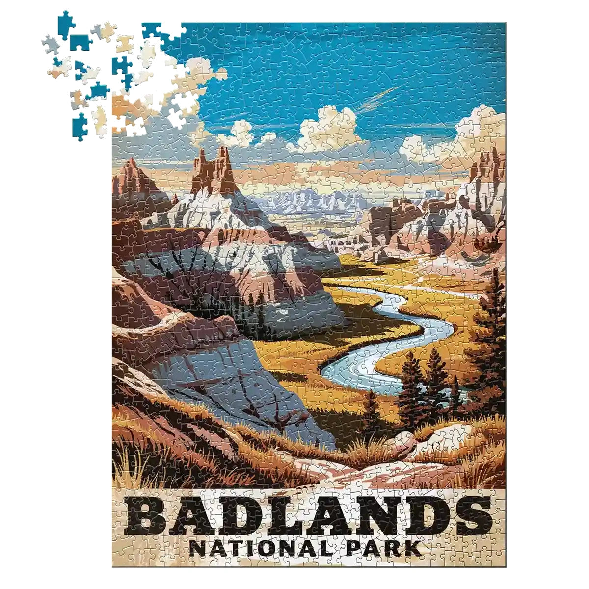 Badlands National Park Puzzle 1000 piece puzzle by MakeYourPuzzles