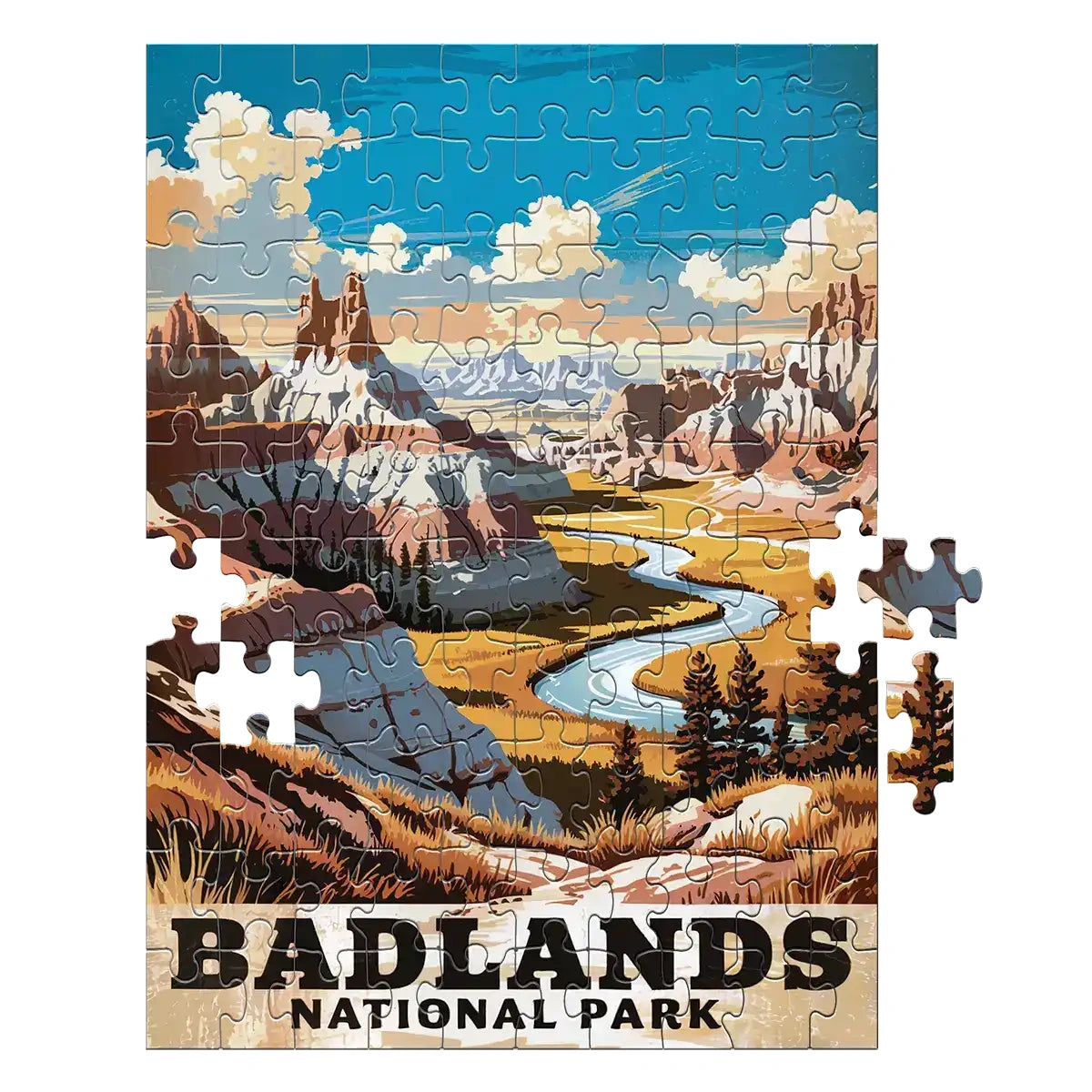 Badlands National Park Puzzle 100 piece puzzle by MakeYourPuzzles