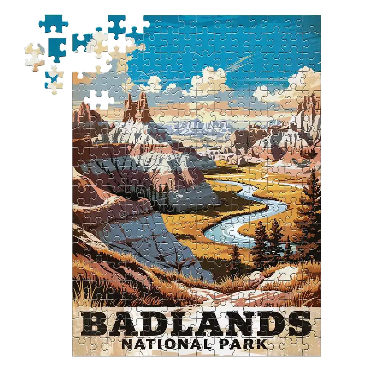 Badlands National Park Puzzle 252 piece puzzle by MakeYourPuzzles