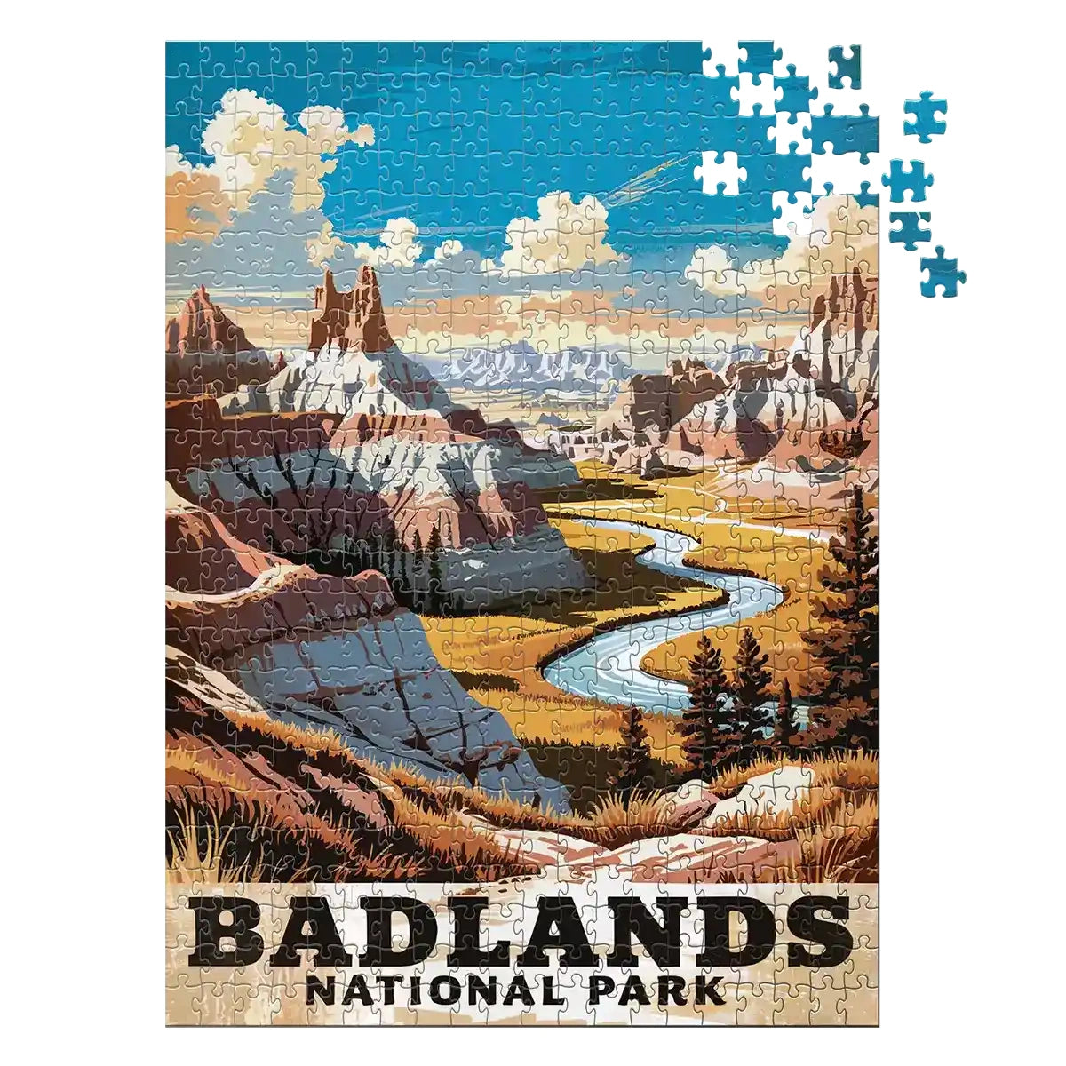 Badlands National Park Puzzle 500 piece puzzle by MakeYourPuzzles