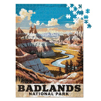 Thumbnail for Badlands National Park Puzzle 500 piece puzzle by MakeYourPuzzles