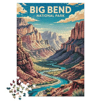 Thumbnail for Big Bend National Park 1000 piece puzzle by MakeYourPuzzles