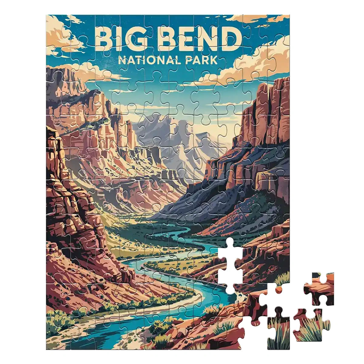 Big Bend National Park 100 piece puzzle by MakeYourPuzzles