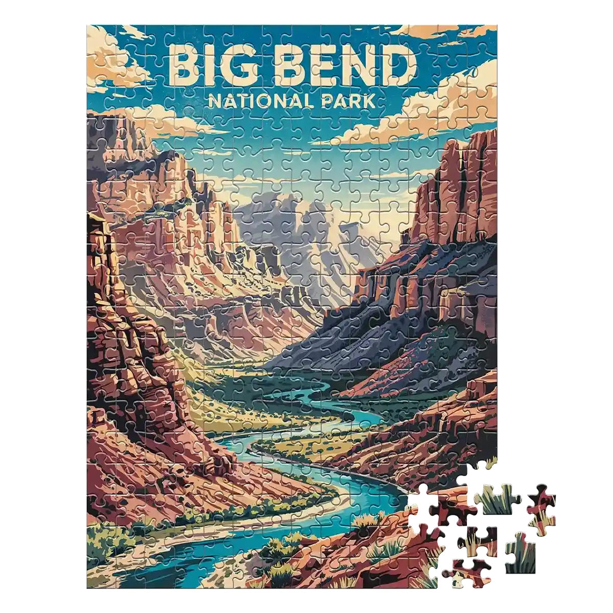 Big Bend National Park 252 piece puzzle by MakeYourPuzzles
