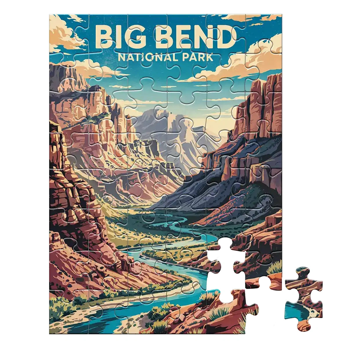 Big Bend National Park 48 piece puzzle by MakeYourPuzzles