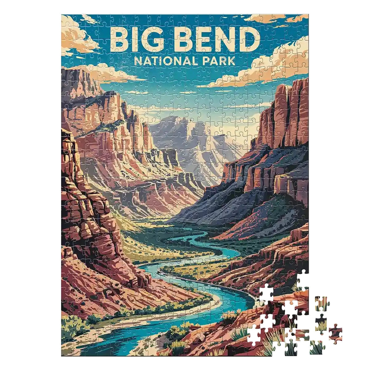 Big Bend National Park 500 piece puzzle by MakeYourPuzzles