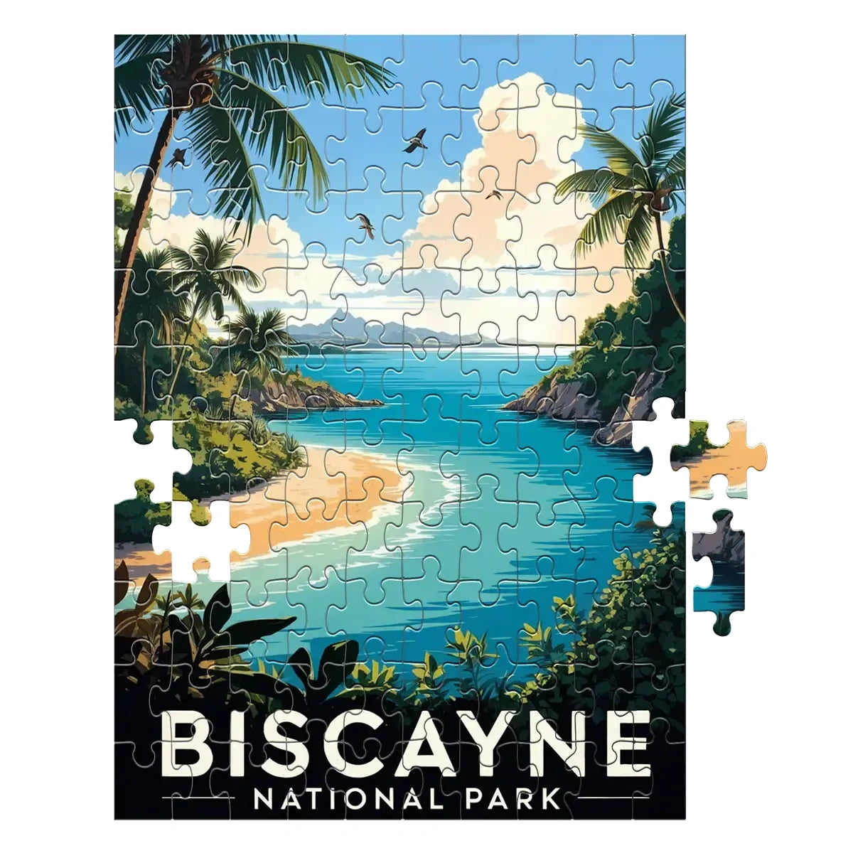 Biscayne National Park Beach 100 piece puzzle by MakeYourPuzzles