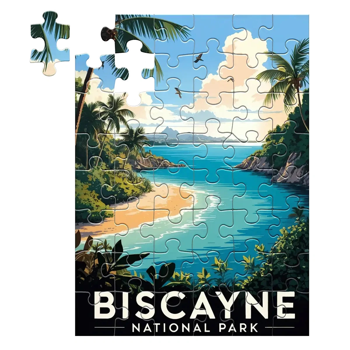 Biscayne National Park Beach 48 piece puzzle by MakeYourPuzzles