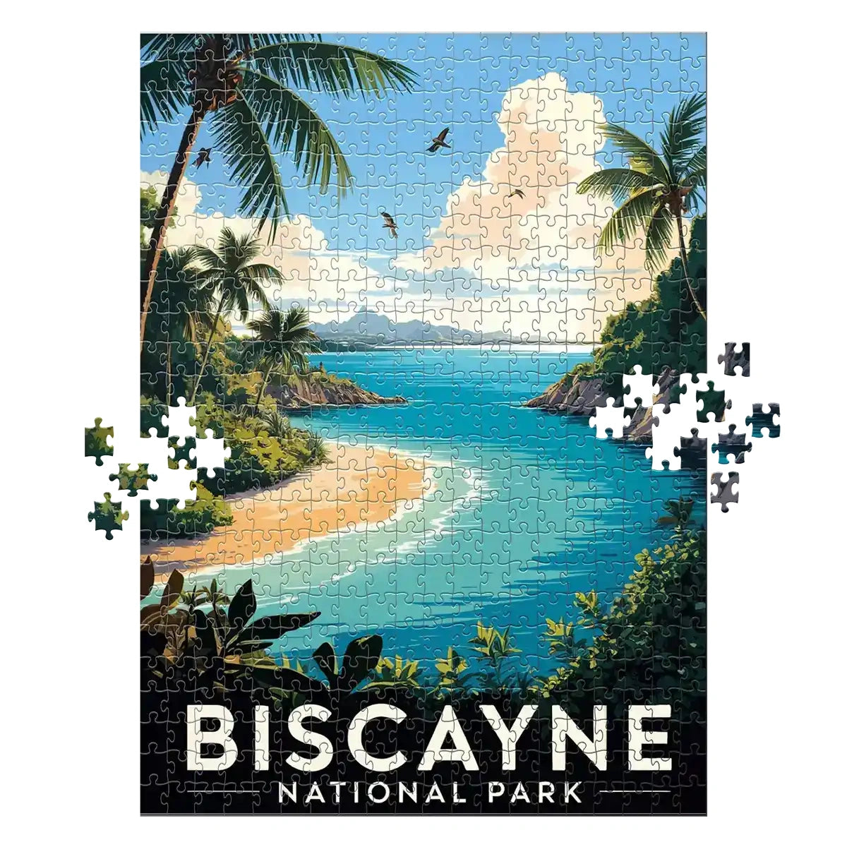 Biscayne National Park Beach 500 piece puzzle by MakeYourPuzzles