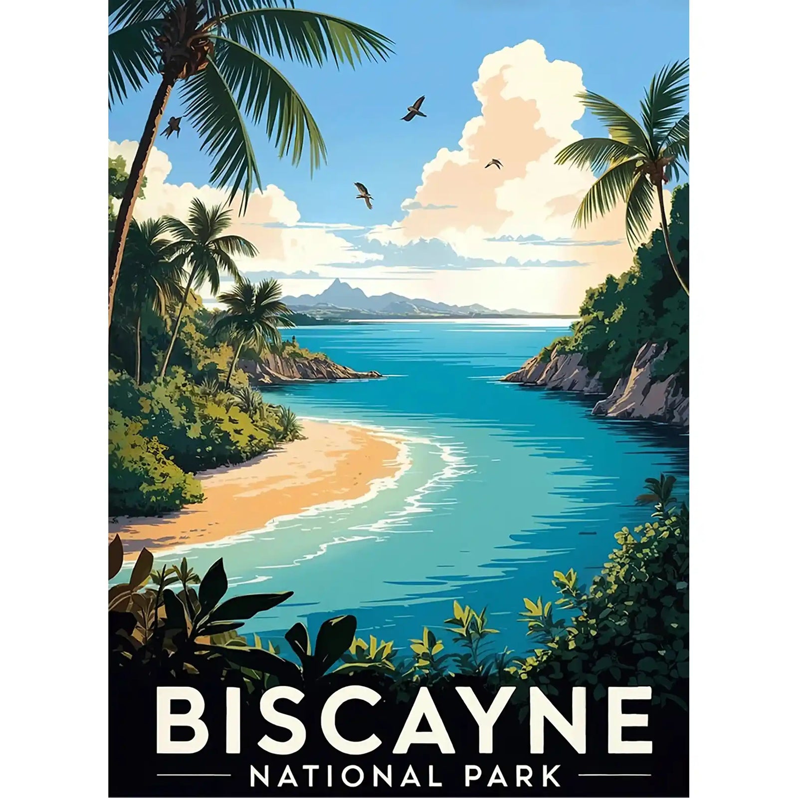 Biscayne National Park Puzzle Sandy Beach by MakeYourPuzzles