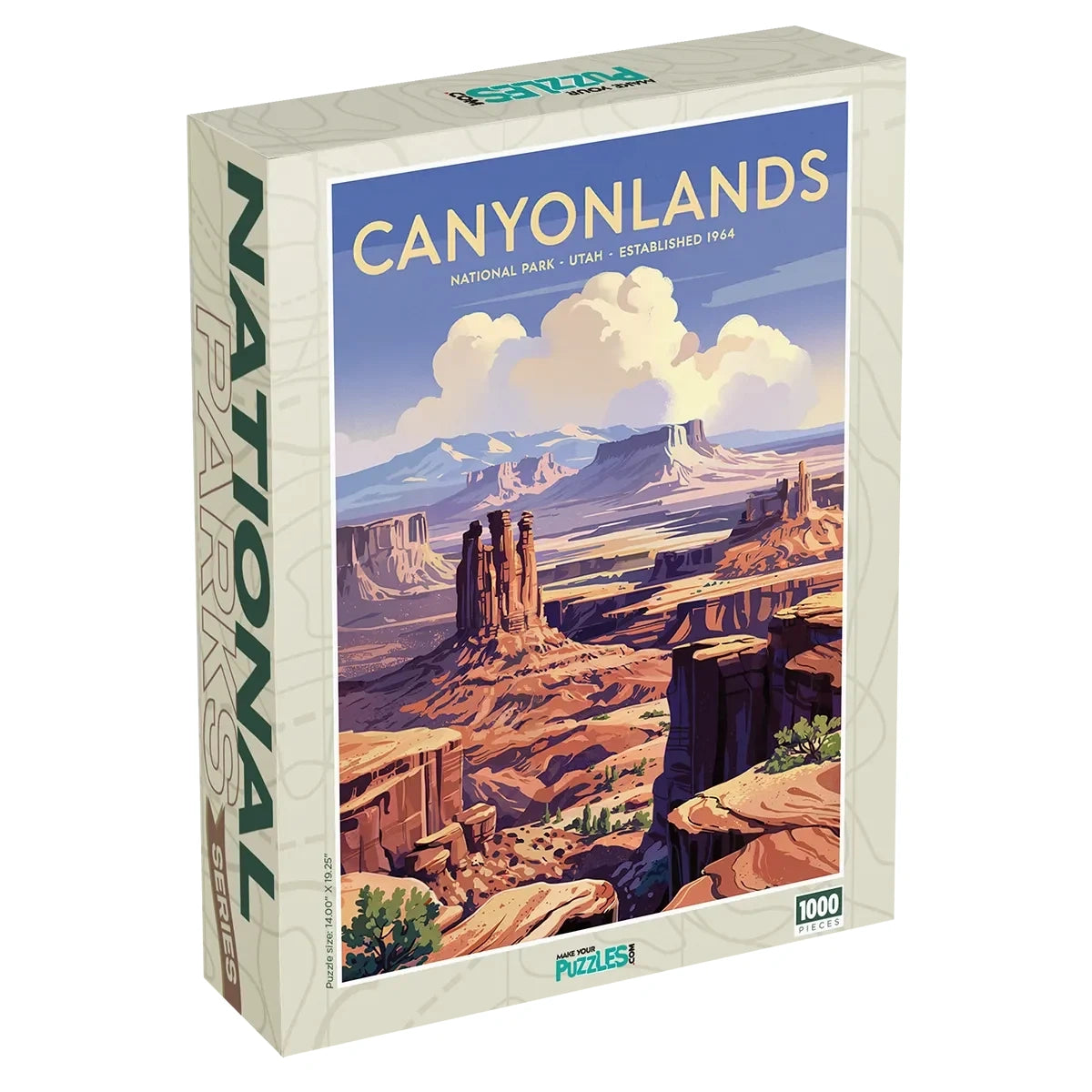 Canyonlands National Park Jigsaw Puzzle 1000 piece puzzle box by MakeYourPuzzles