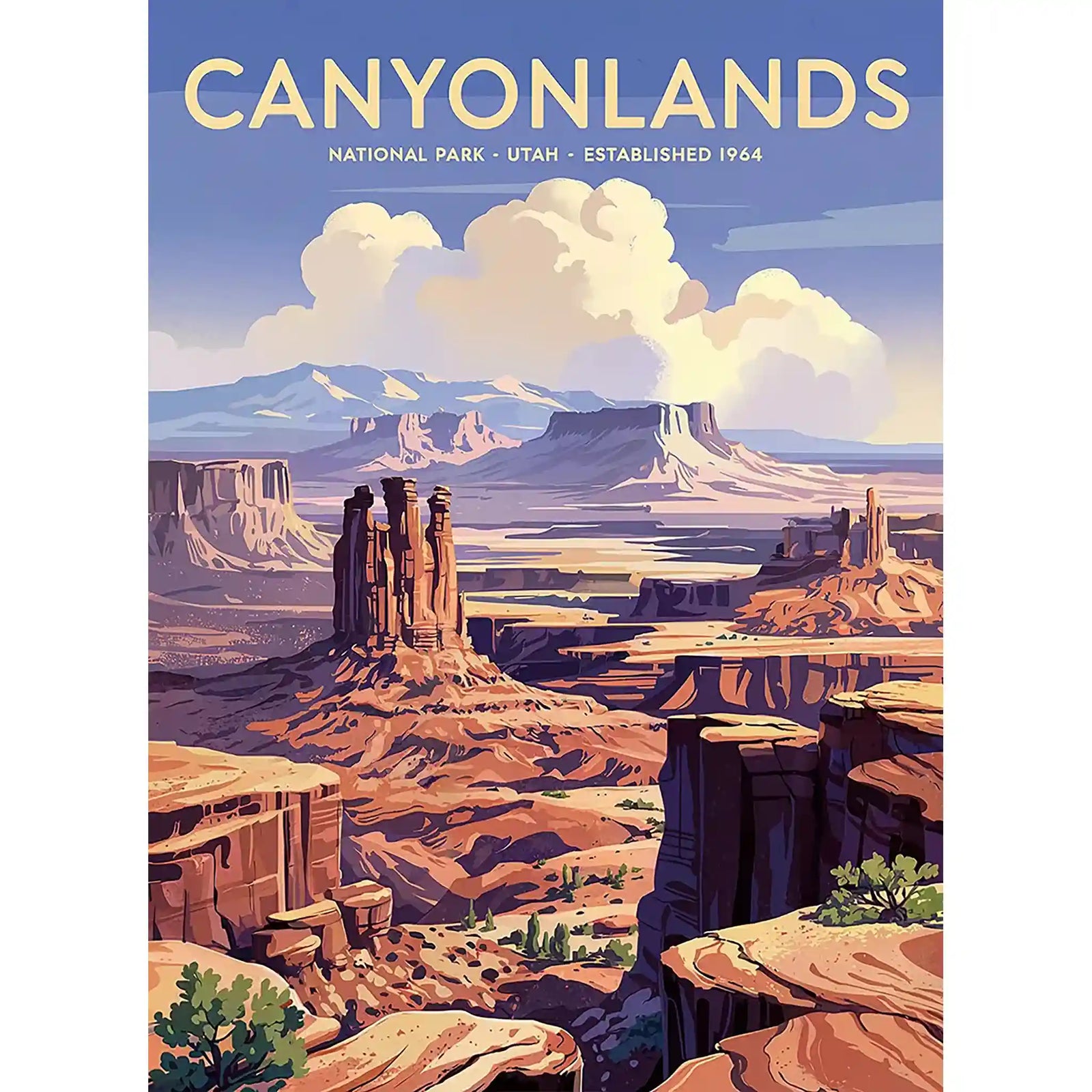Canyonlands National Park Puzzle by MakeYourPuzzles | Made in the USA