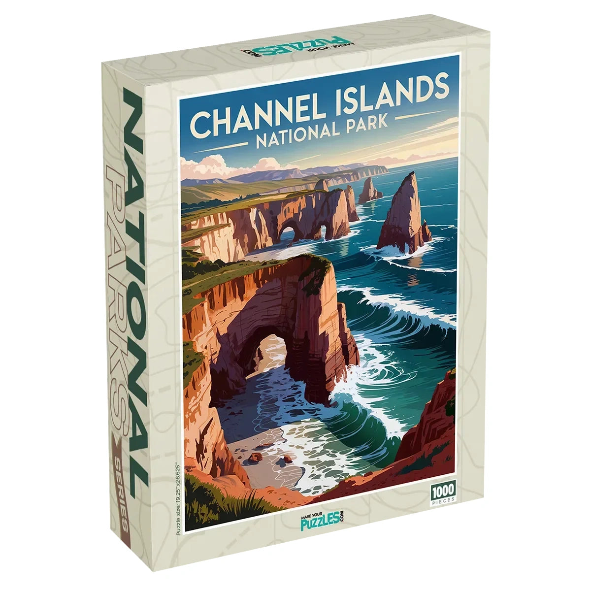 Channel Islands National Park Puzzle 1000 piece puzzle box by MakeYourPuzzles