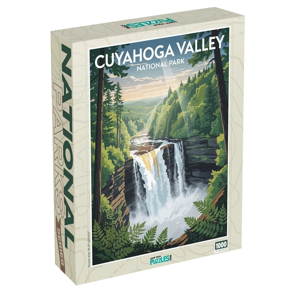 Cuyahoga Valley National Park Puzzle 1000 piece puzzle box by MakeYourPuzzles