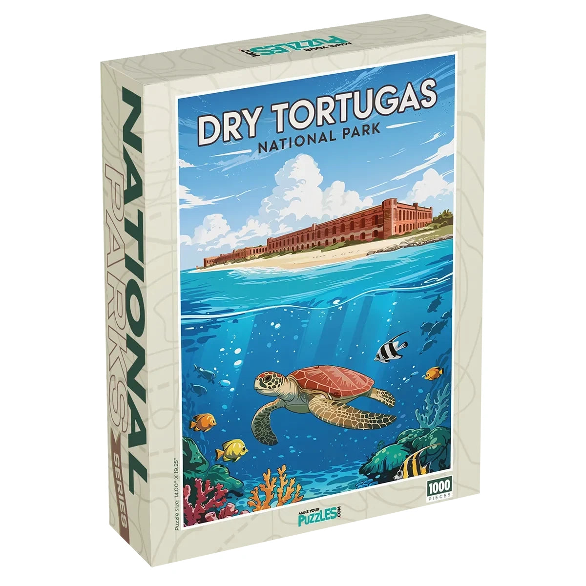 Dry Tortugas National Park Puzzle 1000 piece puzzle box by MakeYourPuzzles
