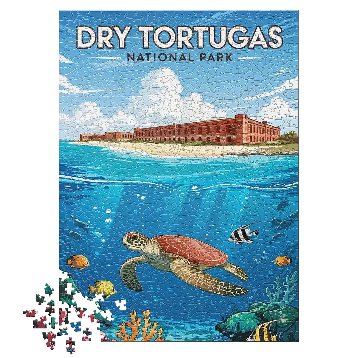 Dry Tortugas National Park 1000 piece puzzle by MakeYourPuzzles