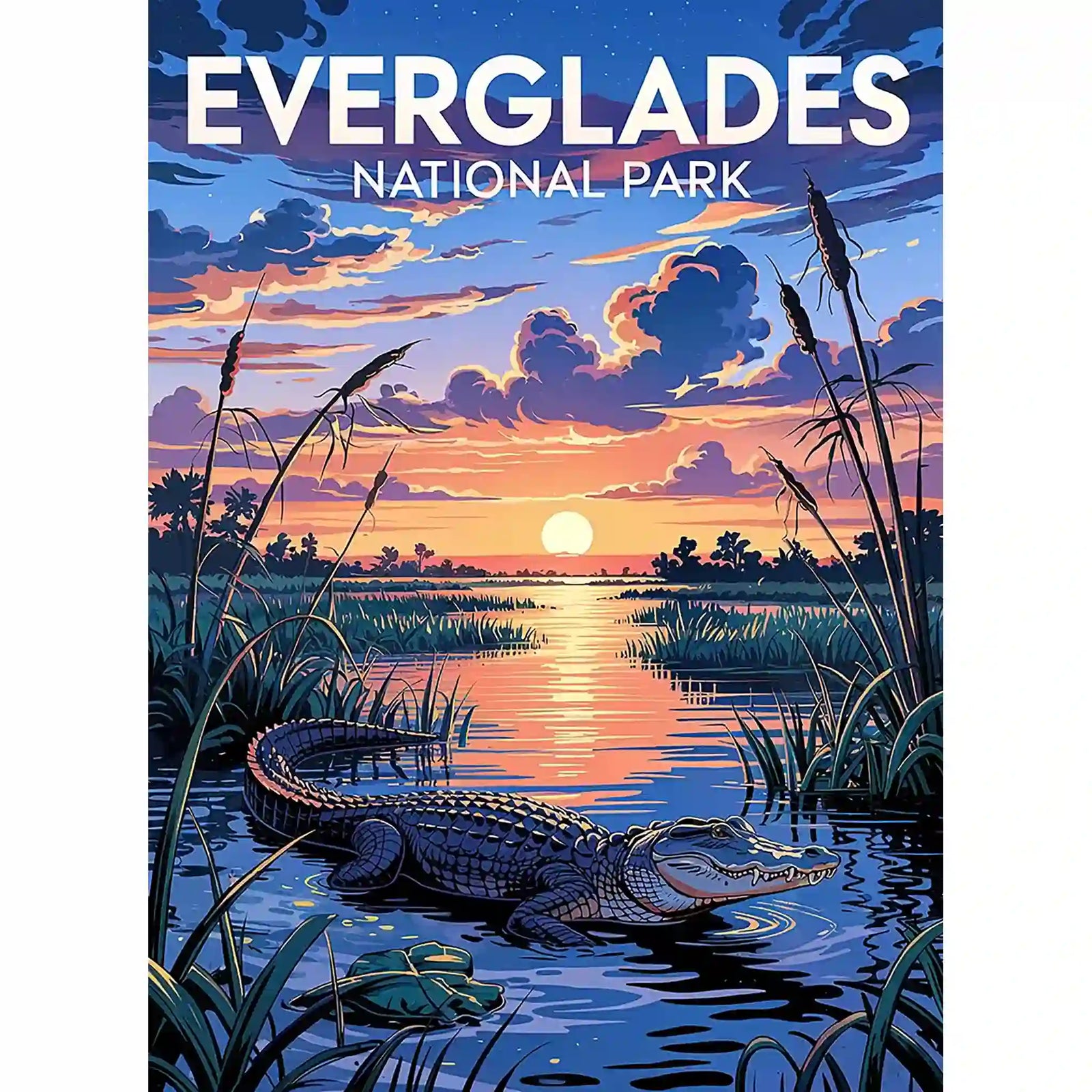Everglades National Park Puzzle Sunset by MakeYourPuzzles