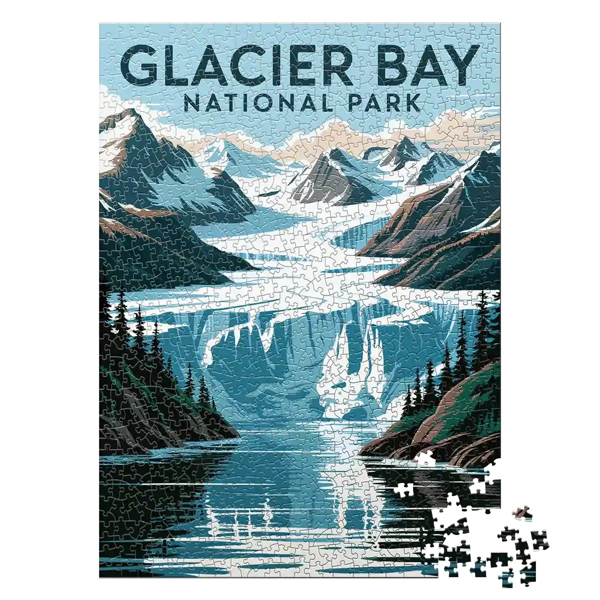 Glacier Bay National Park 1000 piece jigsaw puzzle by MakeYourPuzzles