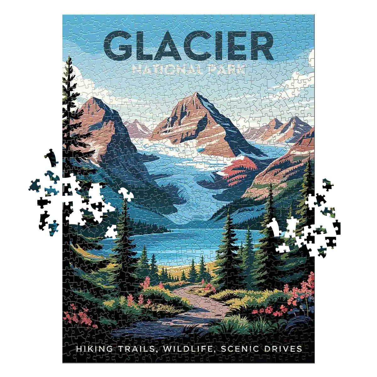 Glacier National Park 1000 piece puzzle by MakeYourPuzzles