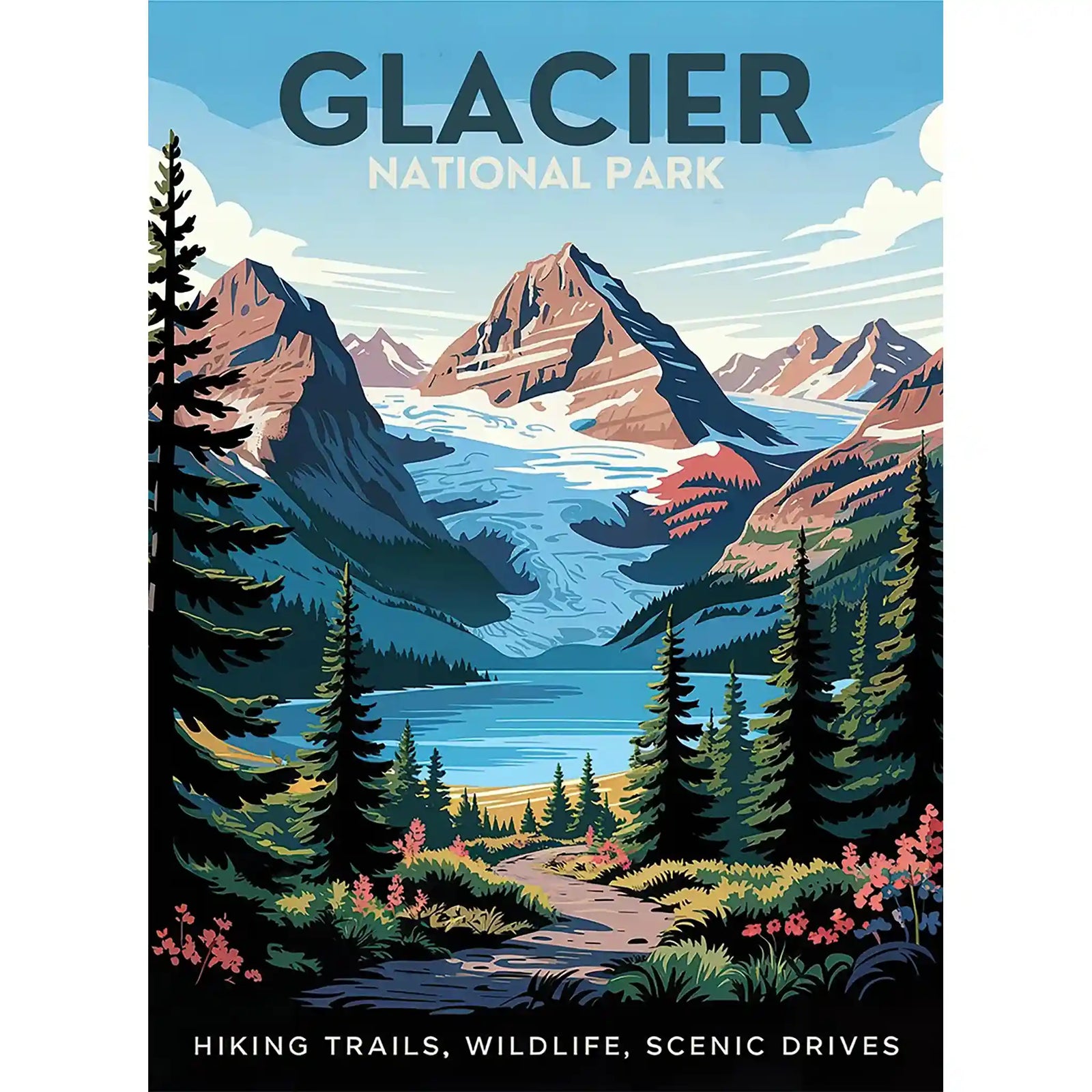 Glacier National Park Puzzle by MakeYourPuzzles