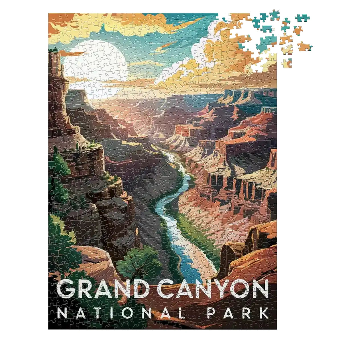 Grand Canyon National Park Sunset 1000 piece puzzle by MakeYourPuzzles