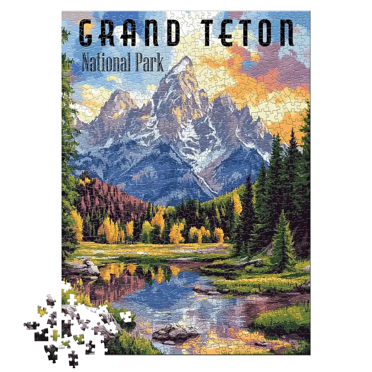 Grand Teton National Park 1000 piece jigsaw puzzle by MakeYourPuzzles