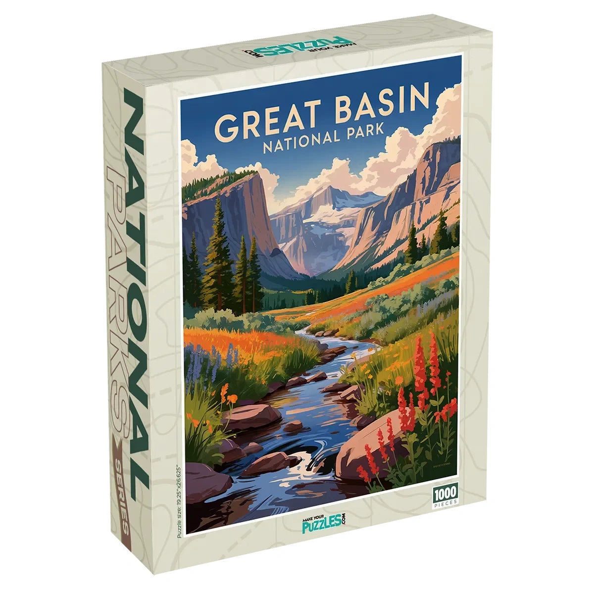 Great Basin National Park Puzzle 1000 piece puzzle box by MakeYourPuzzles