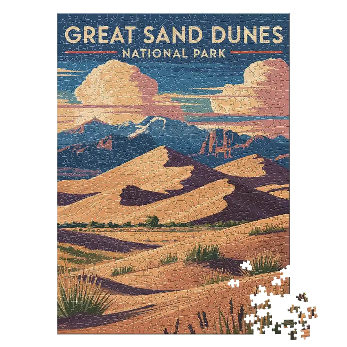 Great Sand Dunes National Park 1000 piece jigsaw puzzle by MakeYourPuzzles