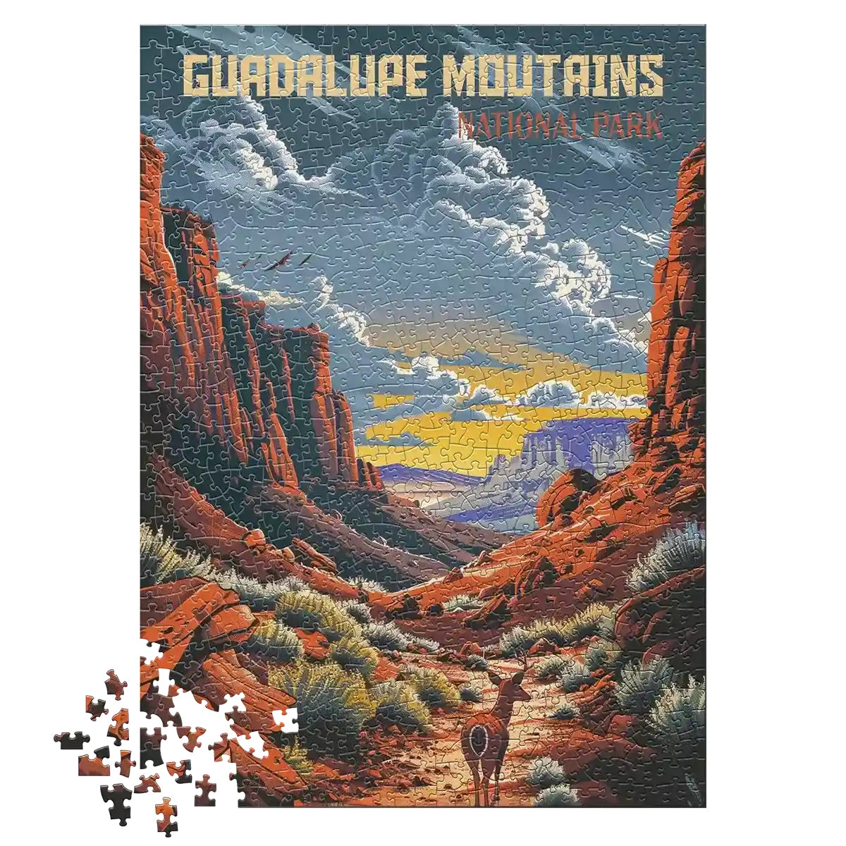 Guadalupe Mountains National Park 1000 piece puzzle by MakeYourPuzzles